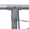 Outdoor Dog Kennel Galvanized Steel 6.6'x6.6'x3.3'