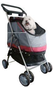 Outdoors 'All-Surface' Convertible All-In-One Pet Stroller Carrier And Car-Seat (SKU: 1STRD)