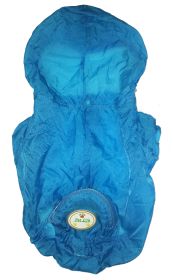 The Ultimate Waterproof Thunder-Paw Adjustable Zippered Folding Travel Dog Raincoat (size: large)