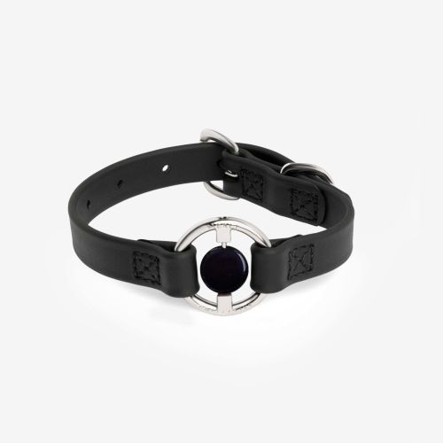 Luxury Spill-Proof Dog Collar Embedded with Healing Crystal