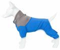 Pet Life Active 'Embarker' Heathered Performance 4-Way Stretch Two-Toned Full Body Warm Up