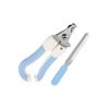 Pet Stainless Steel Safety Buckle Spring Scissors Nail Clippers Suitable For Cat And Dog Paws Cat Comfortable Cleaning Supplies